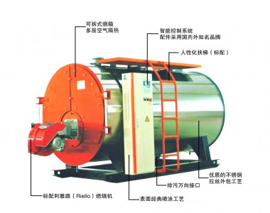 全自動臥式冷凝燃氣（油）熱水鍋爐